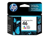 HP 46 - Color (dye-based cyan, dye-based magenta, dye-based yellow) - original