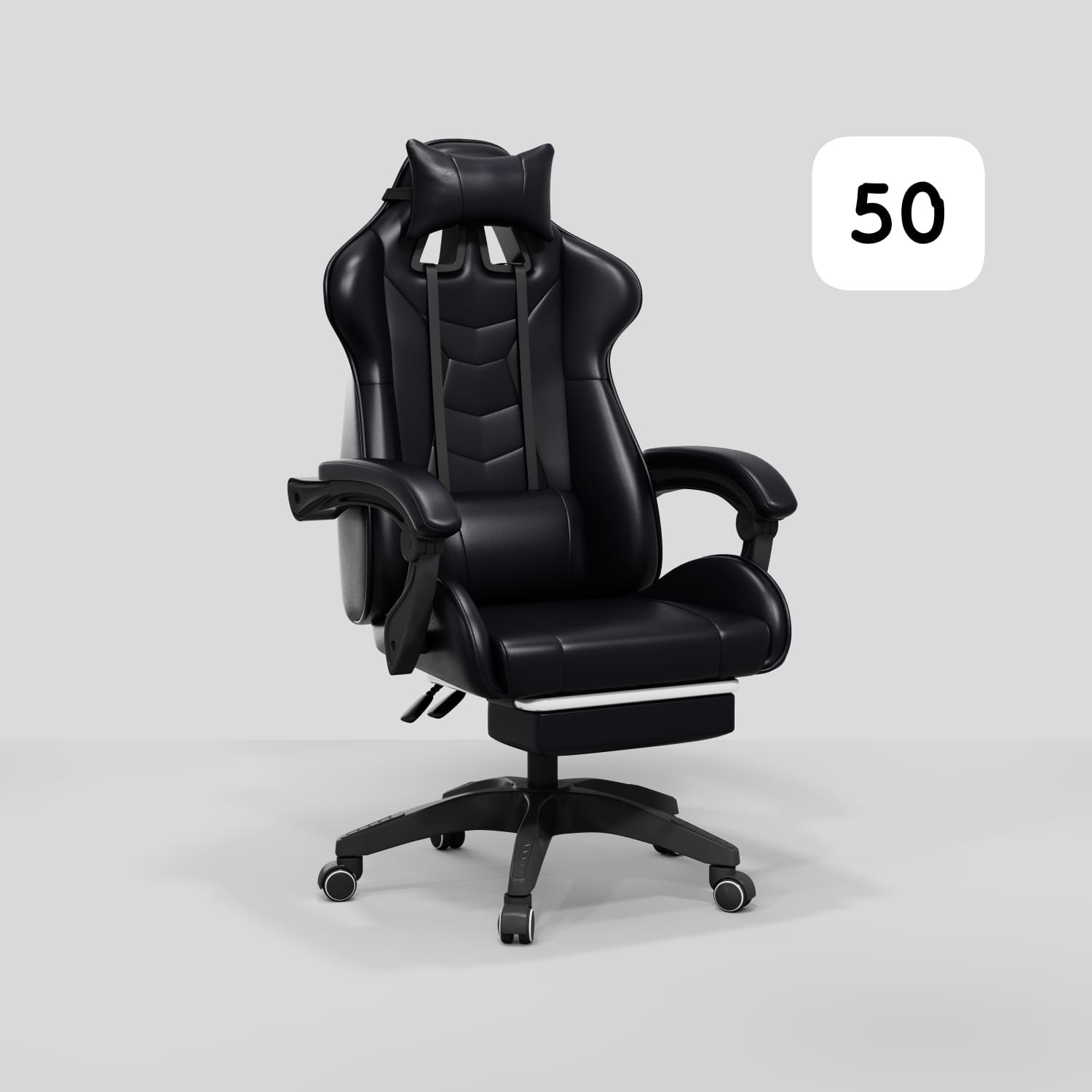 Office Leather Chair (Black)