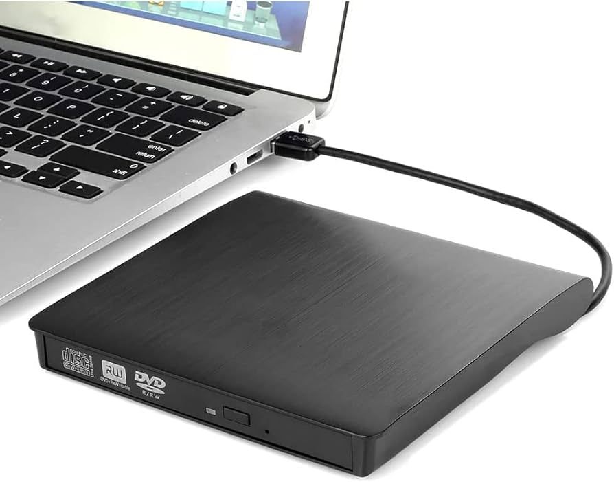 External CD DVD RW Drive USB 3.0 Writer Burner Player Black