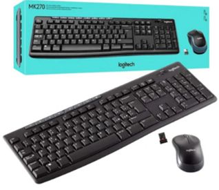 Logitech MK270 Wireless Keyboard and Mouse Combo