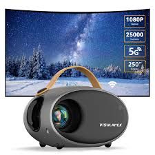 Projector 25000 Lumens 4K FHD 5G WiFi Bluetooth