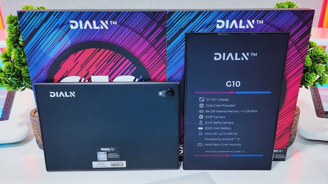 DIALN G10 10&quot; 64GB 4GB RAM Android Tablet