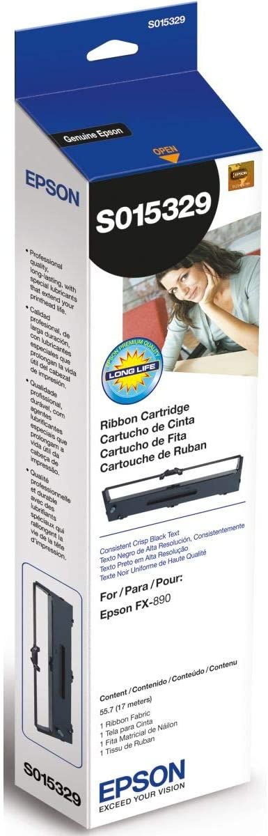 Epson S015329 - Black - printer fabric ribbon