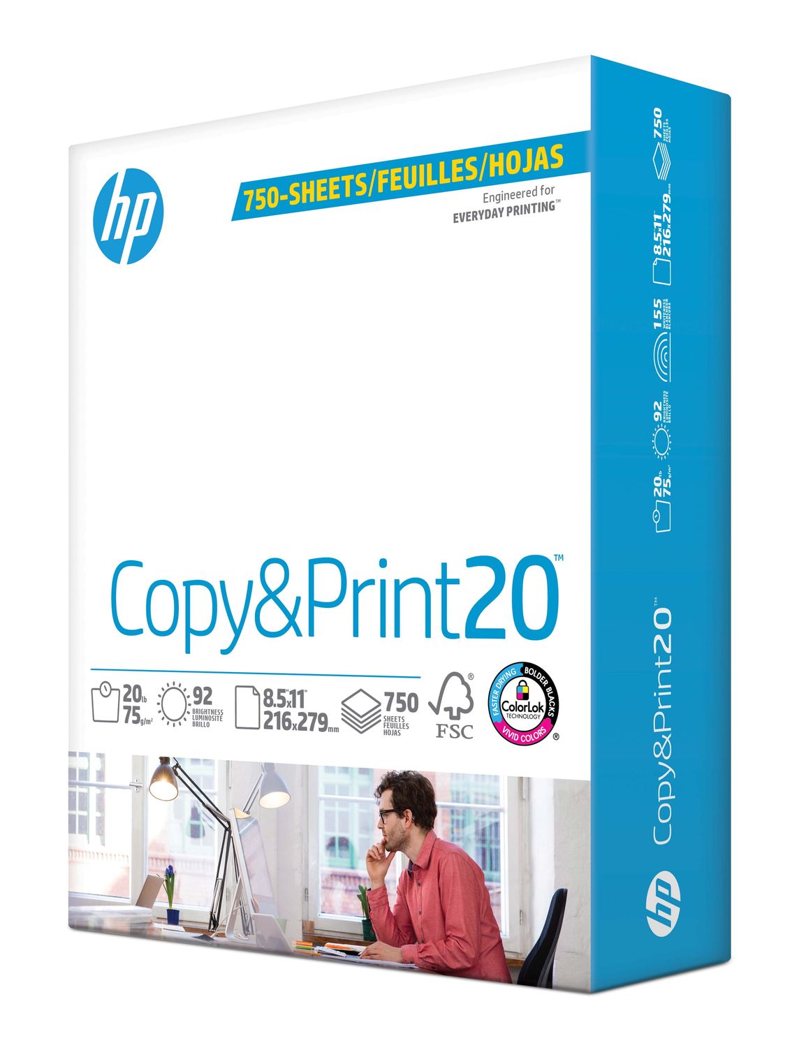 A Pack of 500 Sheets HP  Printing Paper