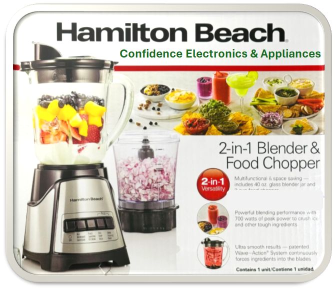 Hamilton Beach 2-IN-1 Blender &amp; Food Chopper