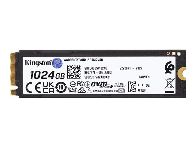 Kingston KC3000 - SSD - 1024 GB (NV3 M.2 2280 NVMe)