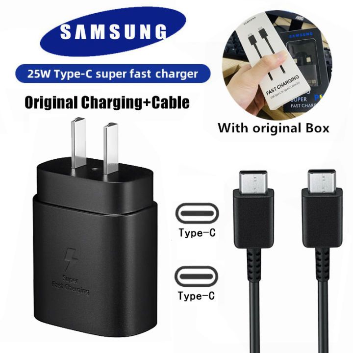 Samsung Original USB C Fast  (Charger with Cable)