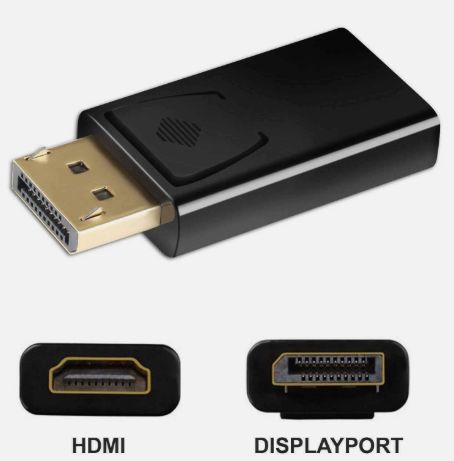 Display Port to HDMI Male Female Adapter Converter DisplayPort DP to HDMI