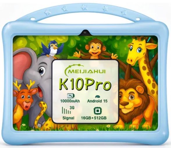 K10 Pro  5G Android (Kids Tablet), 10 Inch Display, 16GB RAM, 512GB ROM, 10000 mAh Battery