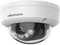 Hikvision 6MP (Out Door) Smart Hybrid Light Fixed Dome Network Camera - Built-in Mic - 6MP