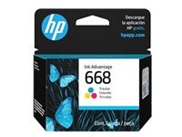 HP - 668 - Ink cartridge (Color)