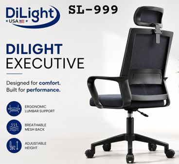 Office Leather Chair (Black)