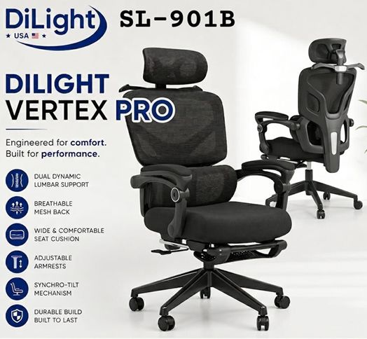 Office Leather Chair (Black)
