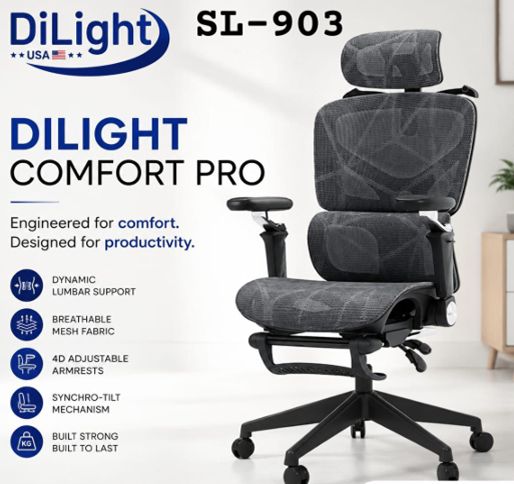 Office Leather Chair (Black)