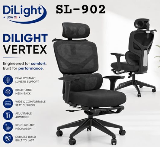 Office Leather Chair (Black)