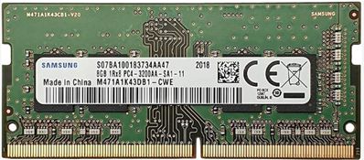 Samsung 8GB 1Rx8 PC4-3200AA-SA1-11 Laptop RAM DDR4
