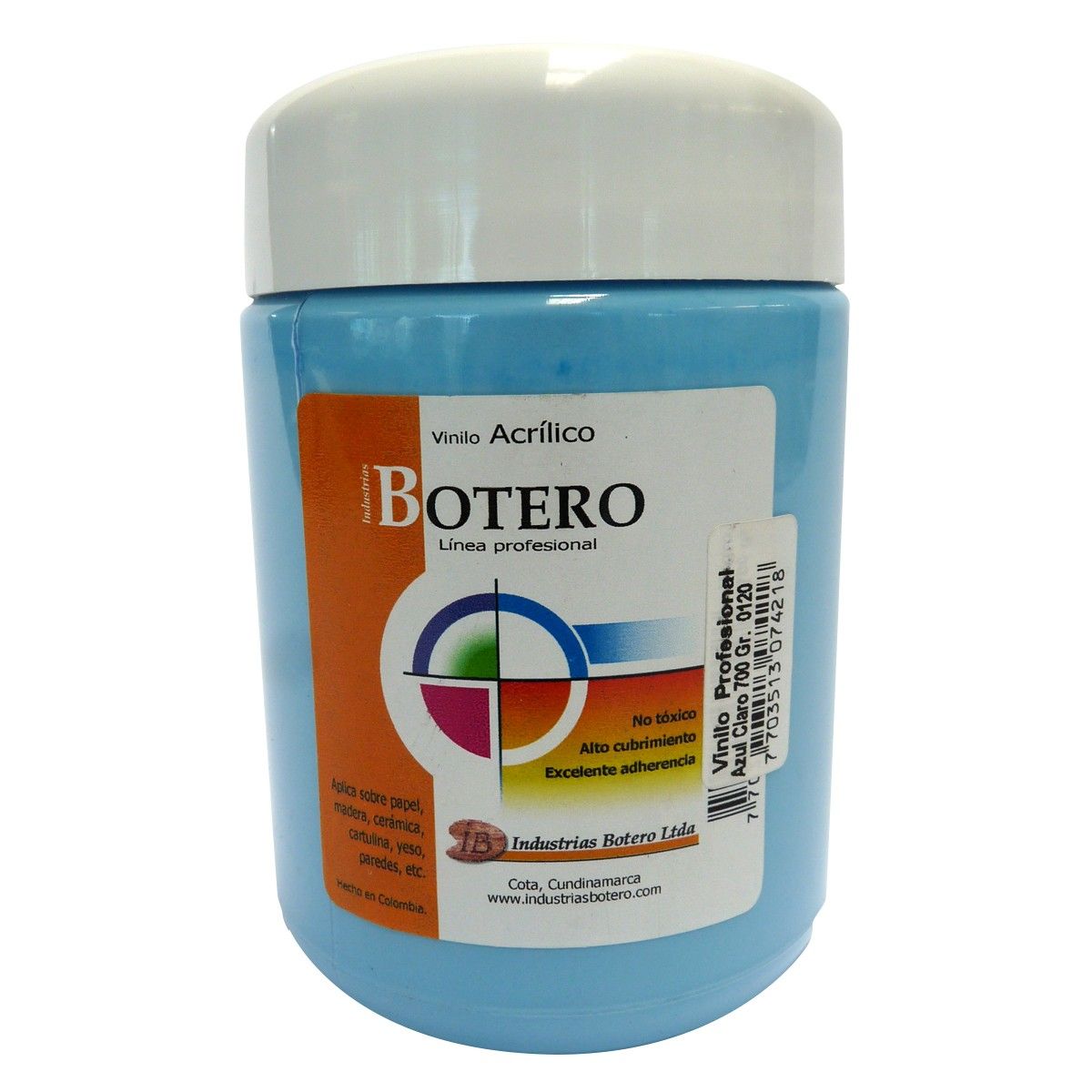Vinilo Botero Azul Claro 700grs