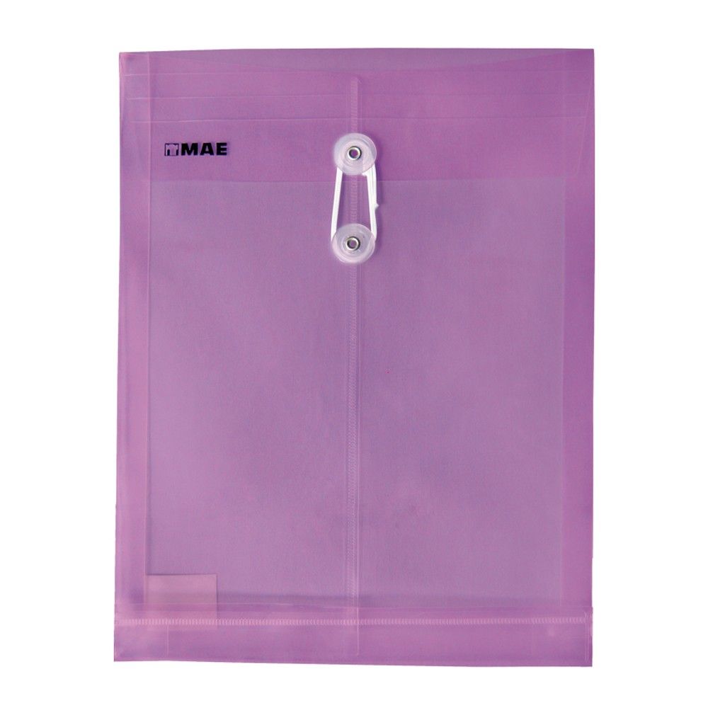 Sobre Vertical Carta Con Hilo Color Morado