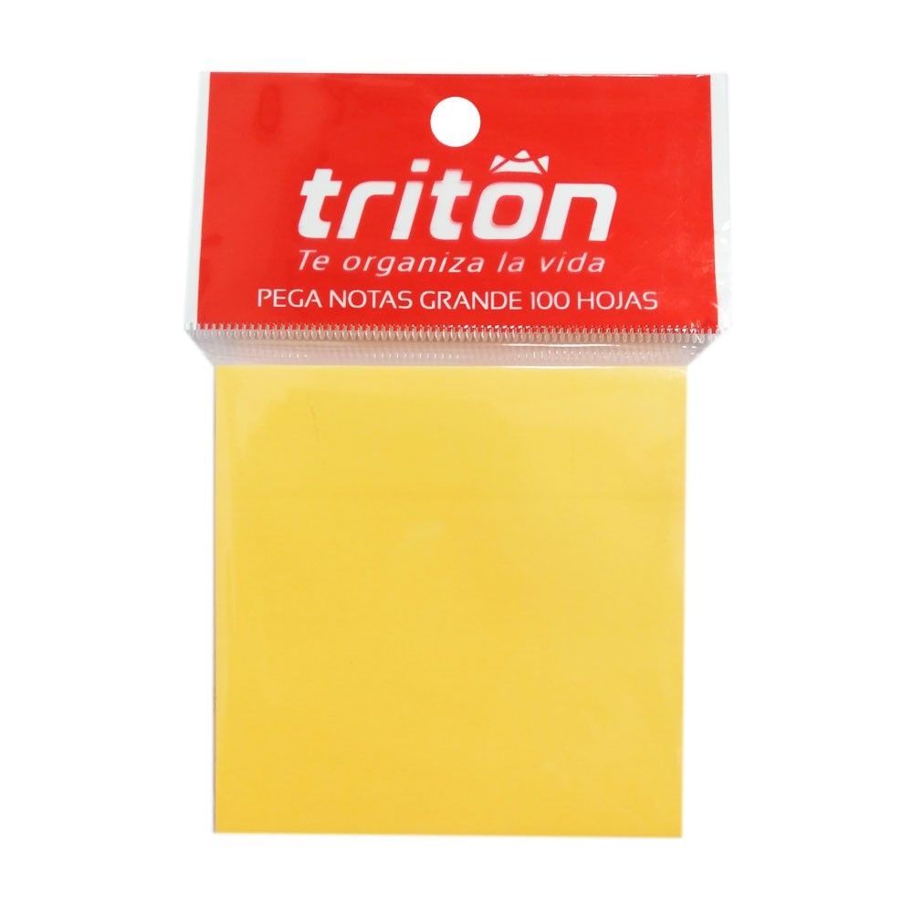 Notas Triton Adhesivas 75mmx75mm x100 hjs