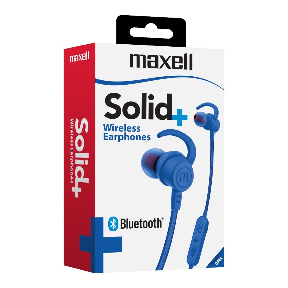 Audífonos con Micrófono Maxell Solid EB-BT100 Inalámbrico Bluetooth Navy