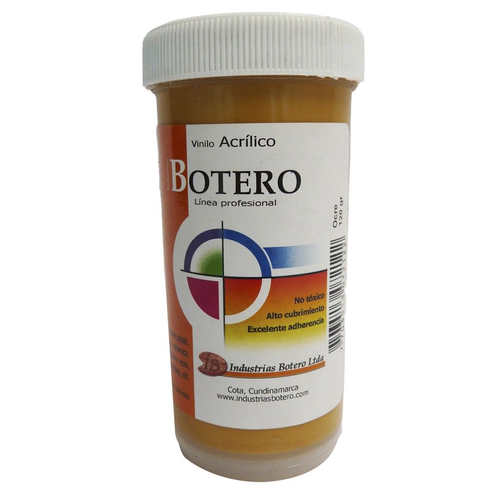 Vinilo Botero Profesional Ocre 120ml