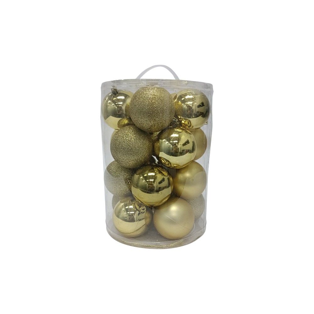 Bolas X20 8Cm Dorado