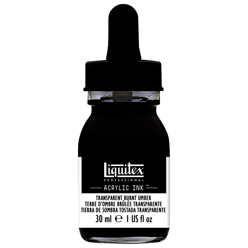 Tinta Liquitex Acrílica Tierra Sombra Tostada Transparente N.130 30ml