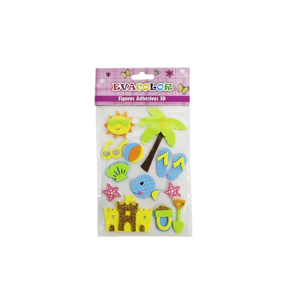 Figuras de Foami 3D Evalocor Playa