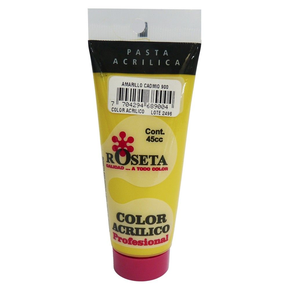 Acrílico Roseta Amarillo Cadmio 45ml
