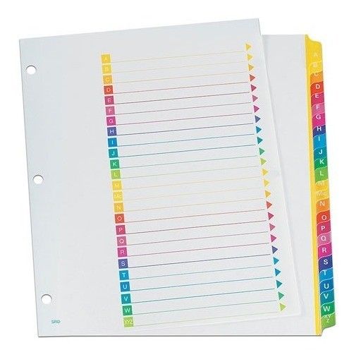 Separador Norma Alfabética