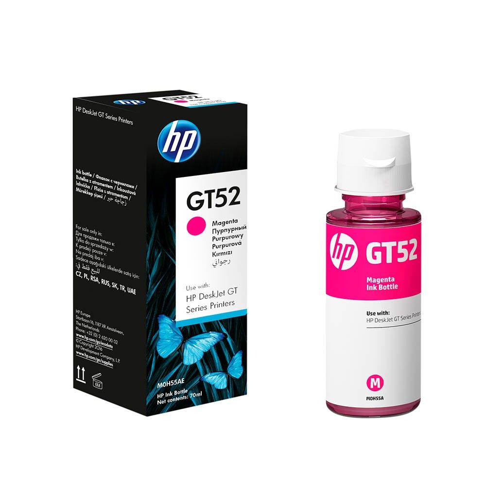 Botella de Tinta HP GT52 Magenta Original (M0H55AL)