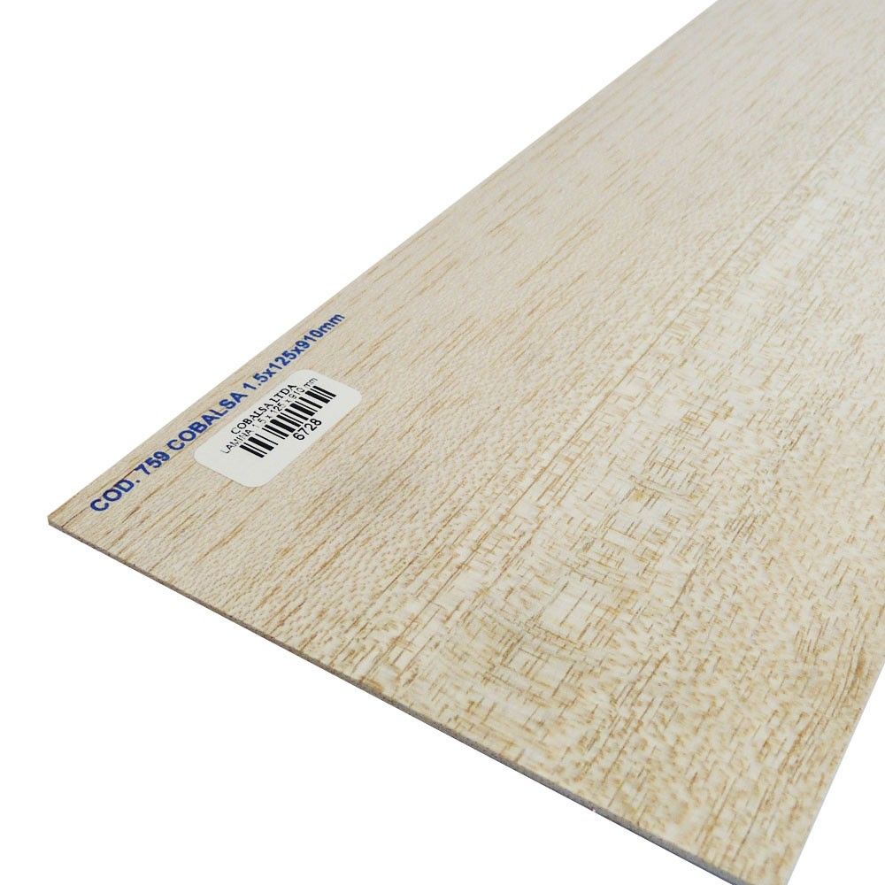 Lamina De Balso 1.5 mm x 125 mm x 910 mm