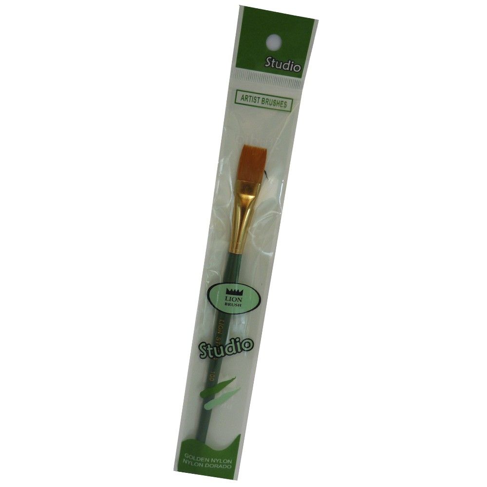 Pincel Arte &amp; Pintura Plano Studio-100 No12