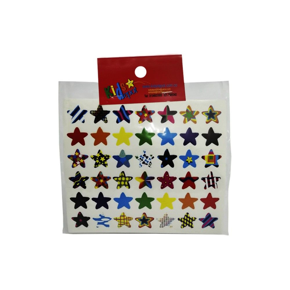 Rótulos Adhesivos Kids Depot Estrellas x 168 und