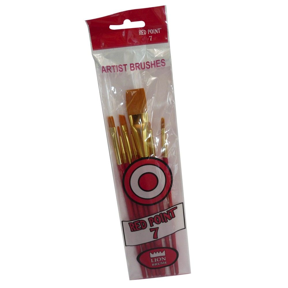 Pincel Arte &amp; Pintura Mixto Red Point x 7 und