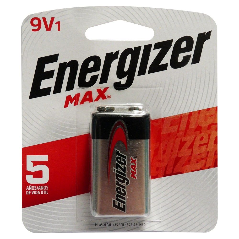 Pila Batería Energizer Max Alcalina Cuadrada 9V1