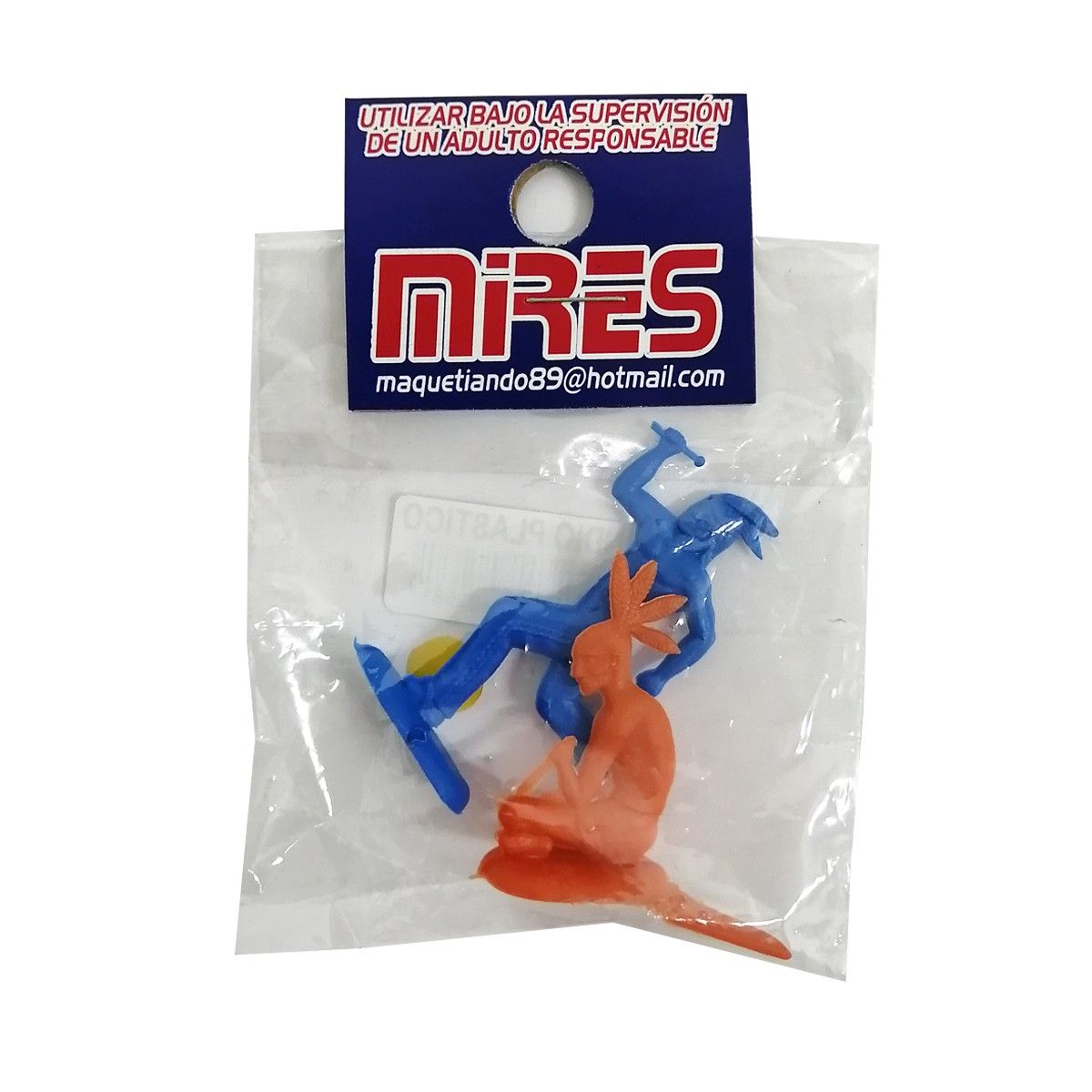 Figura De Indio Plastico X2 UND