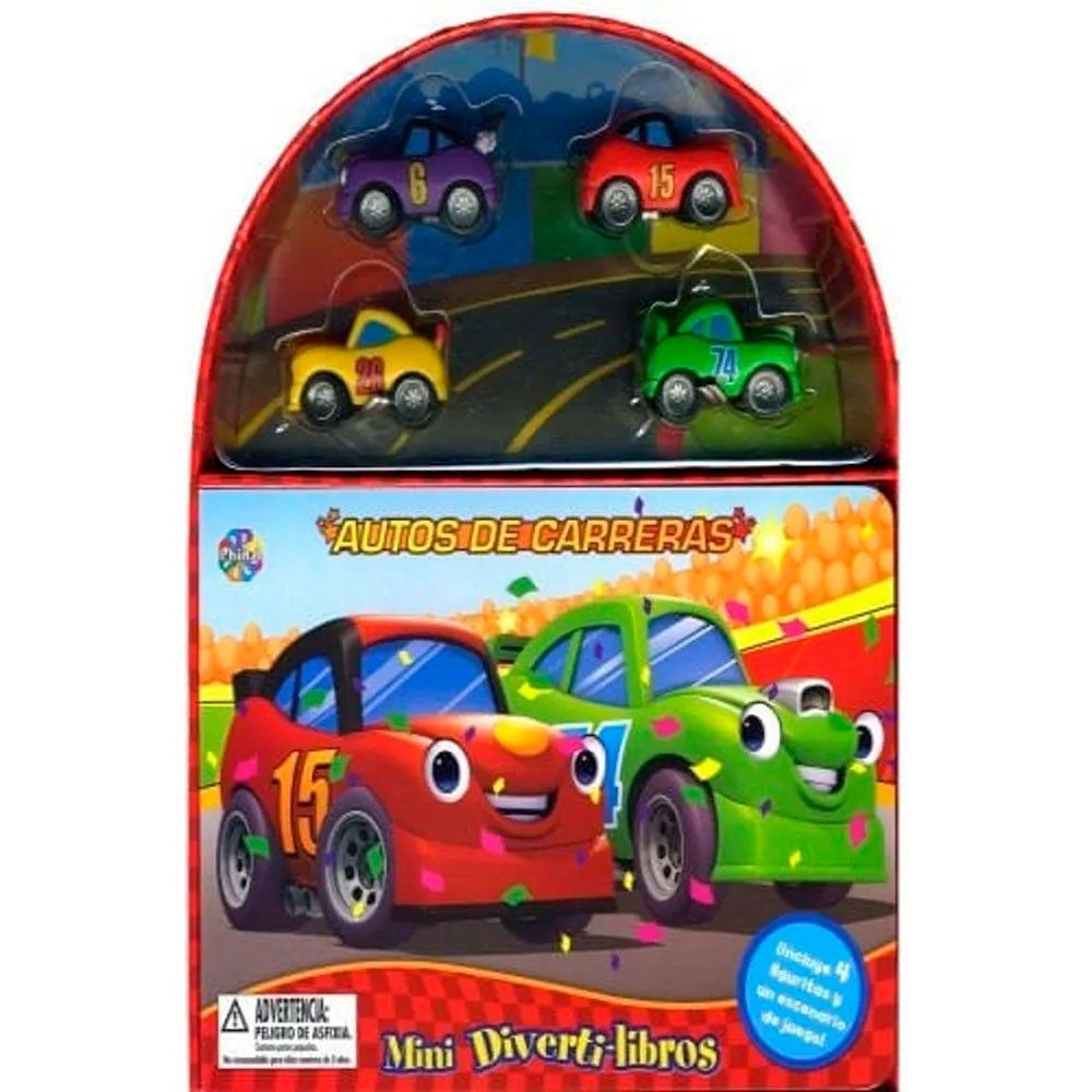 Mini Diverti-Libros: Autos de Carreras