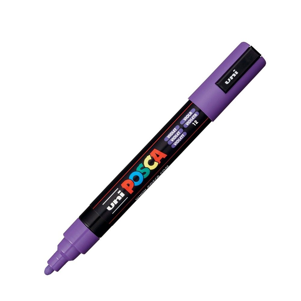 Marcador Posca 5M 1.8-2.5Mm Violeta