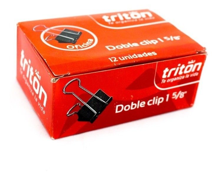 Gancho Triton Doble Clip 1 5/8 x12 und