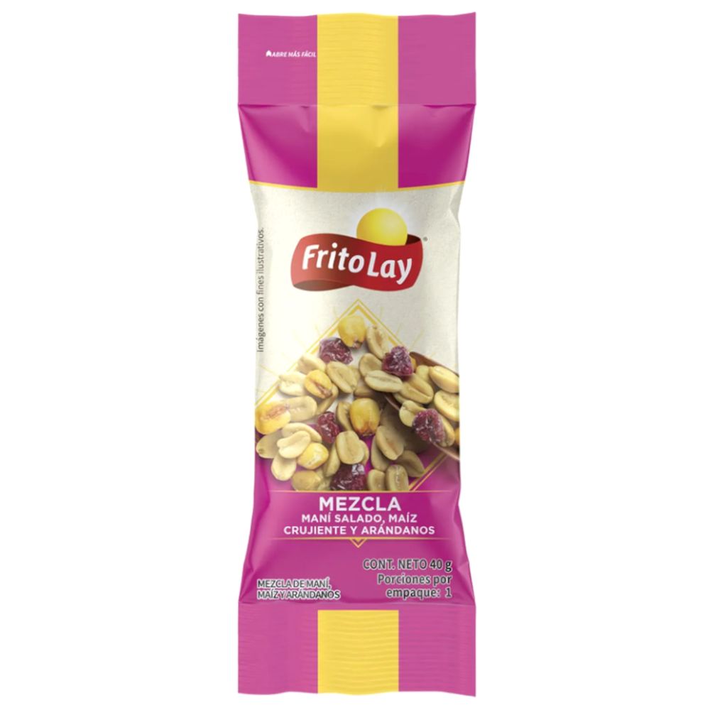 Mani Salado, Maiz Crujientes y Arandanos 40g Frito Lay