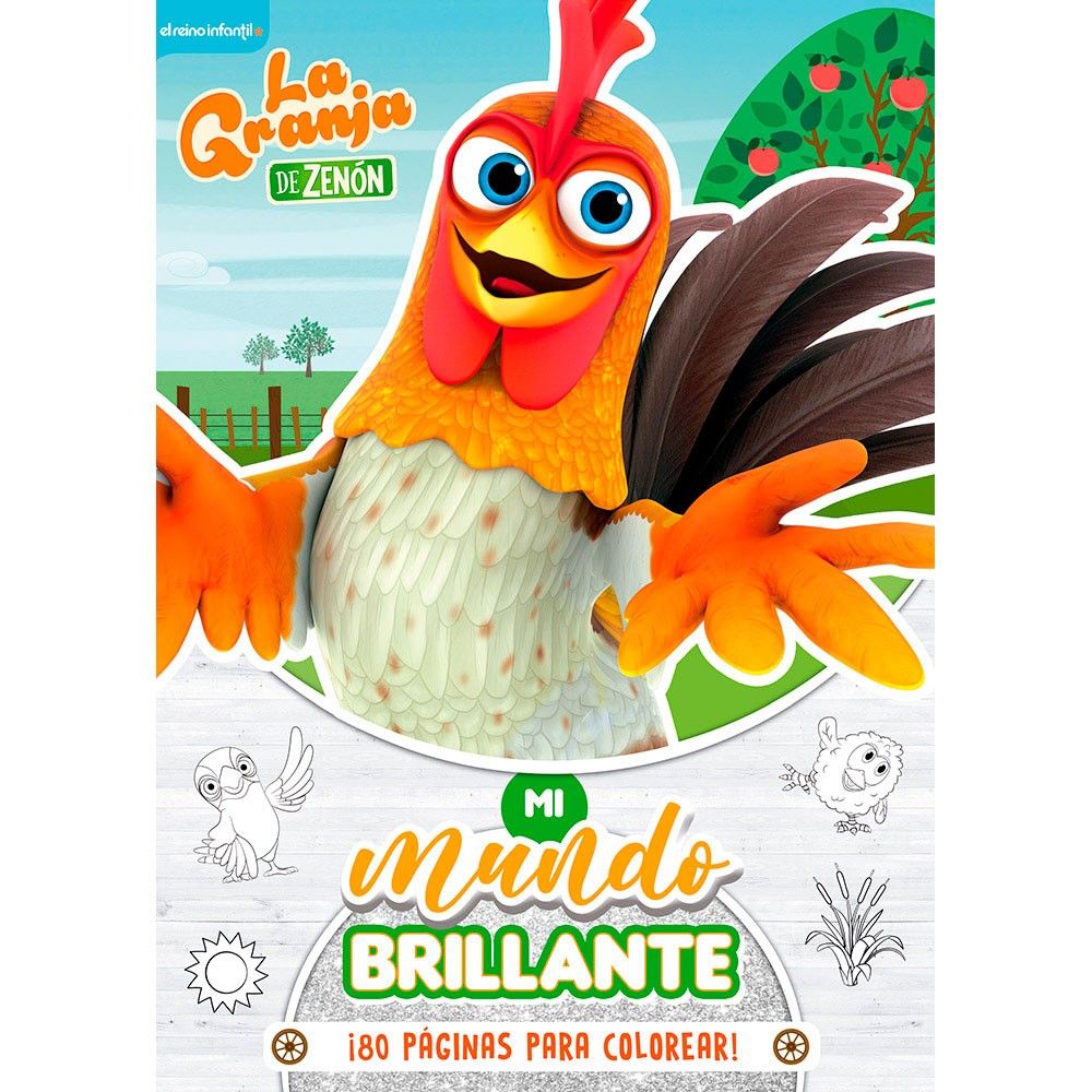 Libro Para Colorear Mi Mundo Brillante