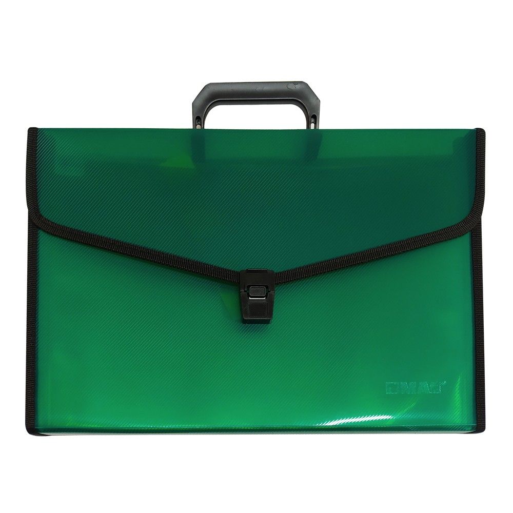 Archivador 13 bolsillos Oficio Color Verde Oscuro