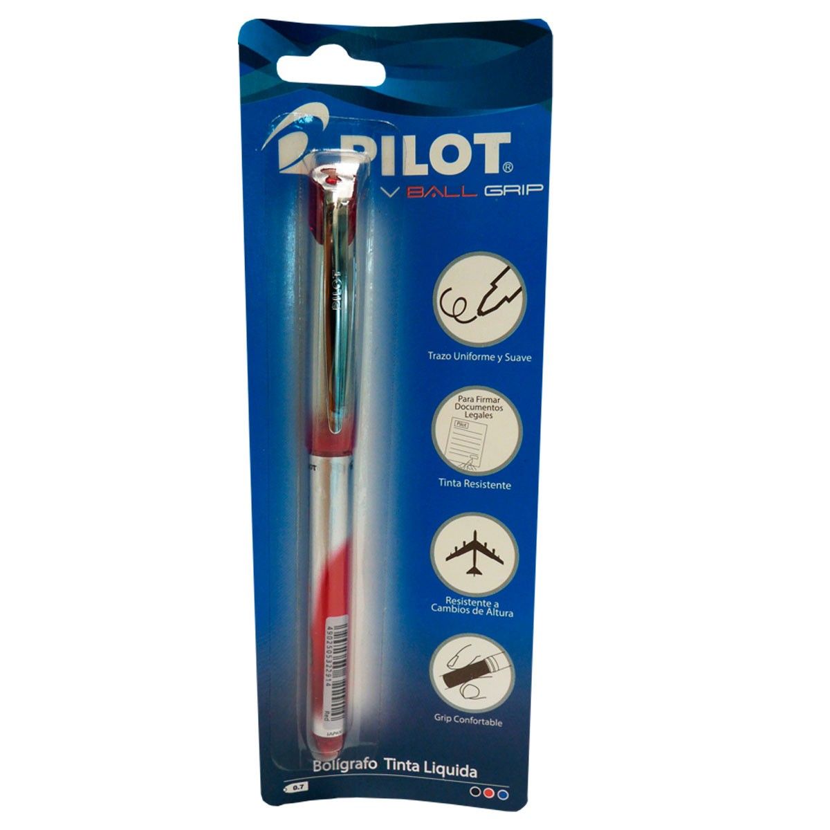 Esfero Bolígrafo Pilot V Ball Grip Roller AZ 0.7mm