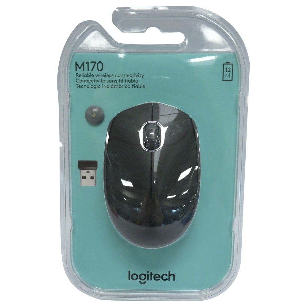 Mouse Logitech Inálmbrico Negro M170