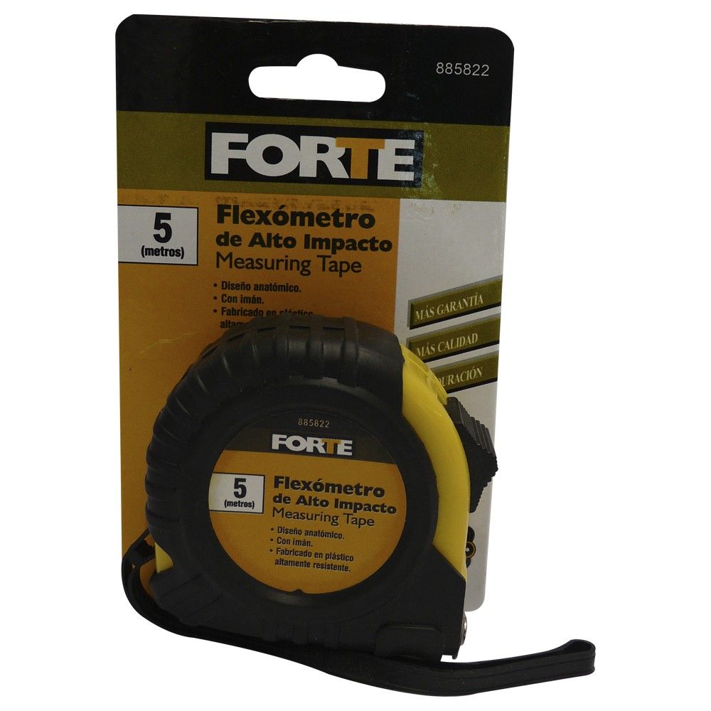 Flexómetro de Alto Impacto Forte Blister 5mts