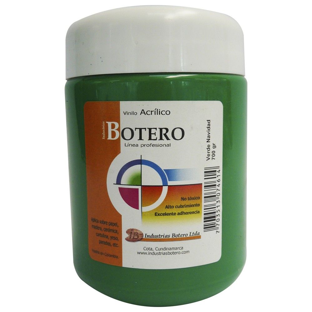 Vinilo Botero Profesional Verde Navidad 700gr