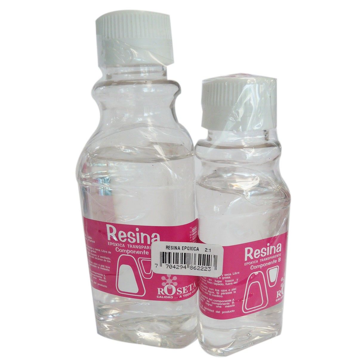 Resina Roseta Epoxica 240ml 2x1und