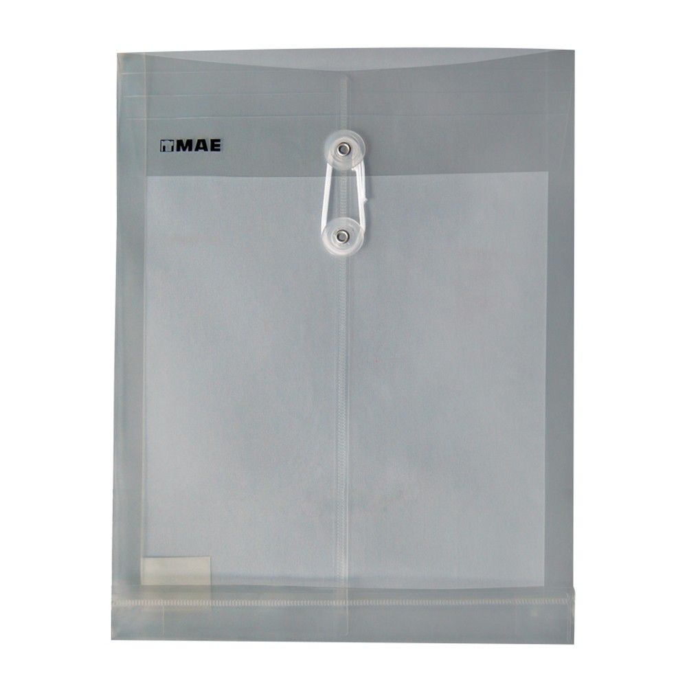 Sobre Vertical Carta Con Hilo Color Humo