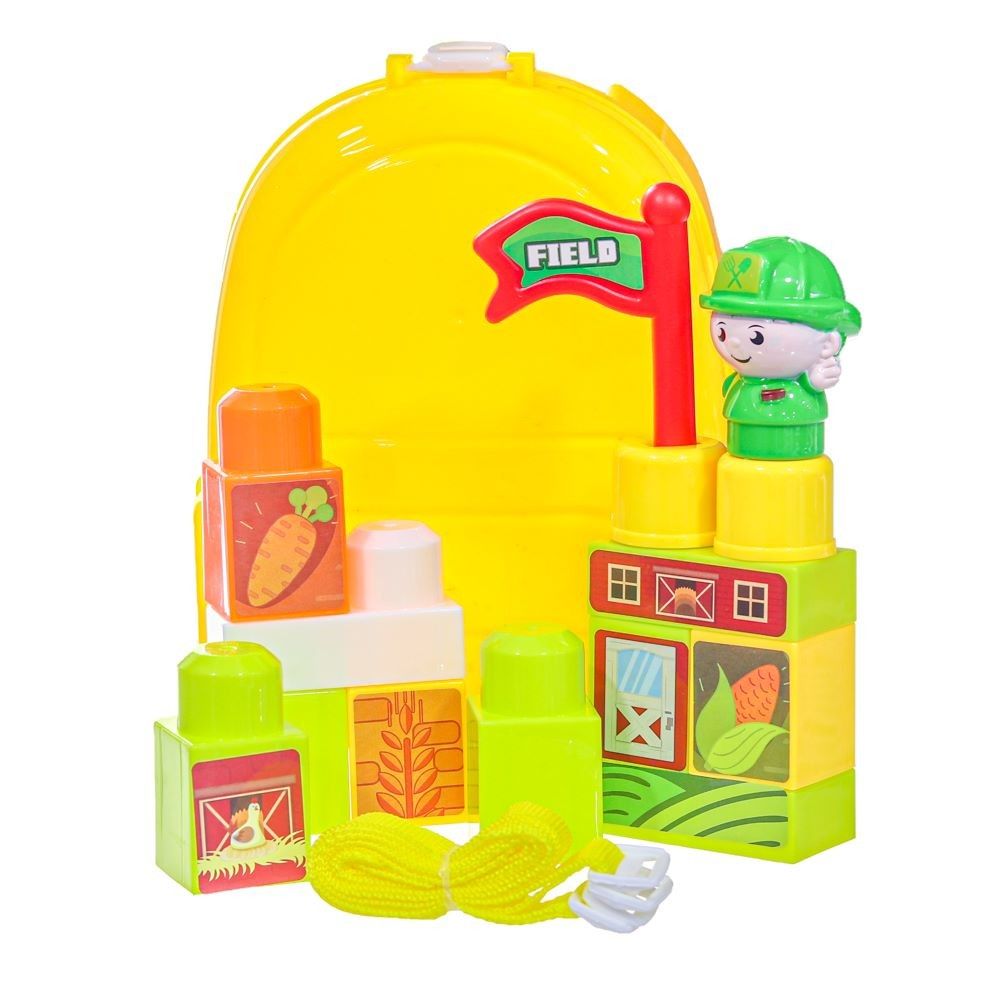 Maletín Con Bloques De Armar X 15 Pzs - Finca